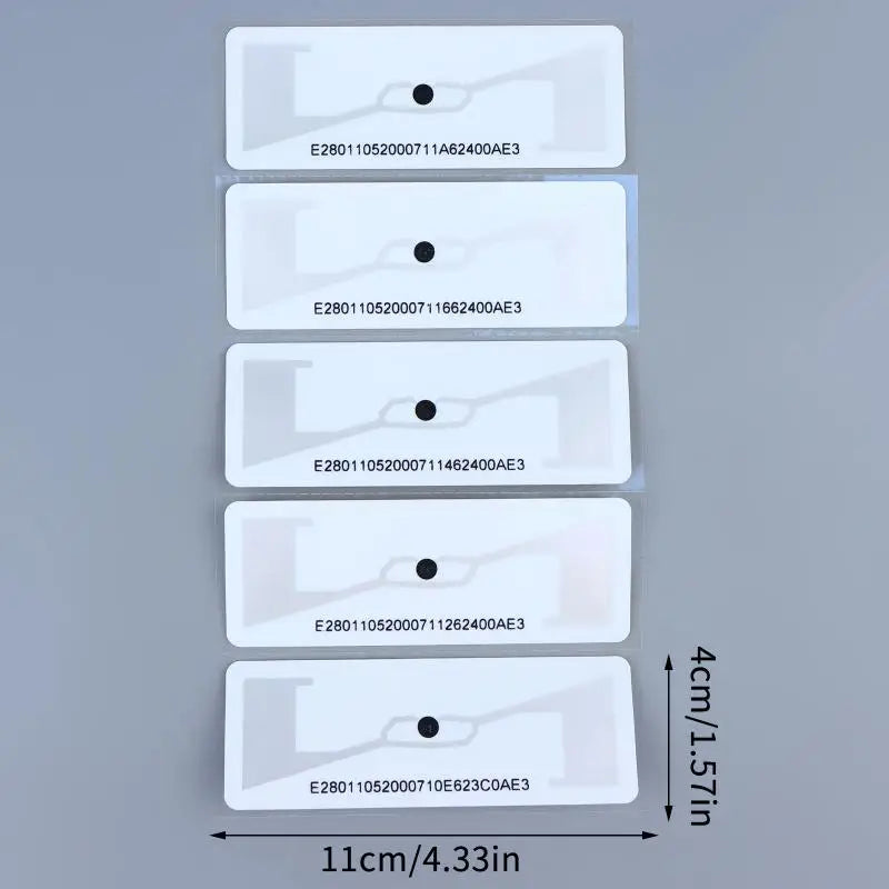 Waterproof UHF 860-960Mhz RFID Tag Sticker Vehicle Windshield Parking Qme