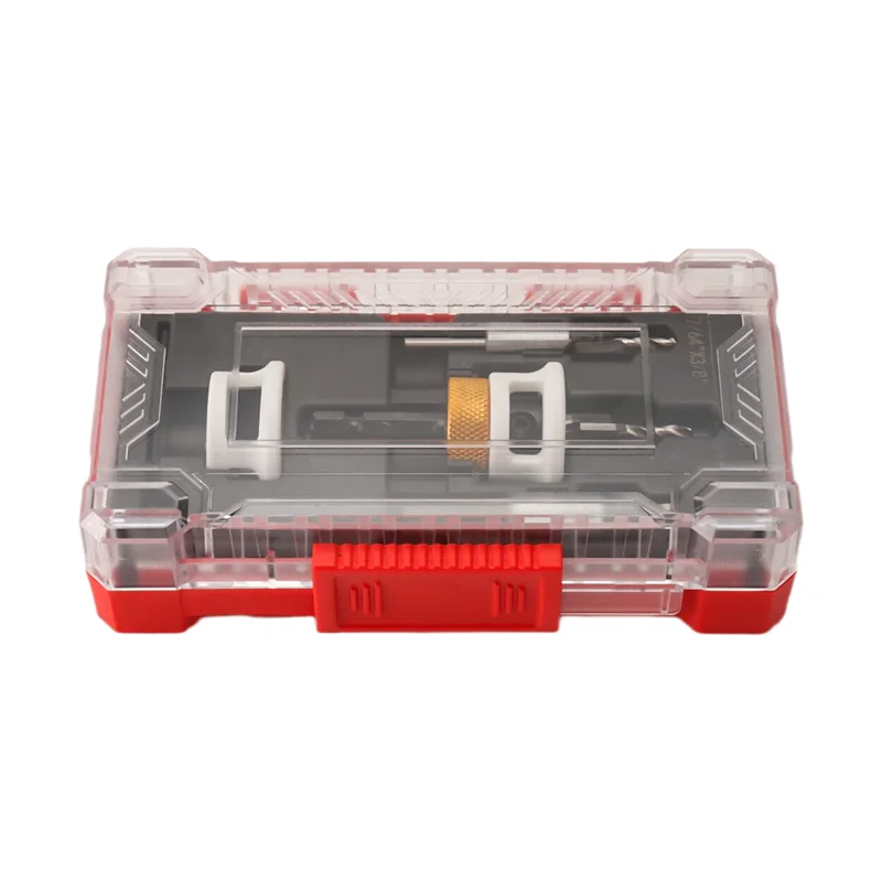 A02F-Countersink Drill Bit Set With Adjustable Depth Stop Quick Change Countersink Drill With Replaceable Drill Bits Qme