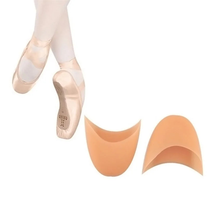 1 Pair Foot Protector Pointe Elastic Forefoot Ballet Dance Toe Pads Qme