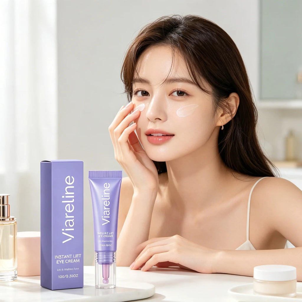 Viareline Instant Lift Eye Cream Anti-wrinkle Fade Fine Lines Qme