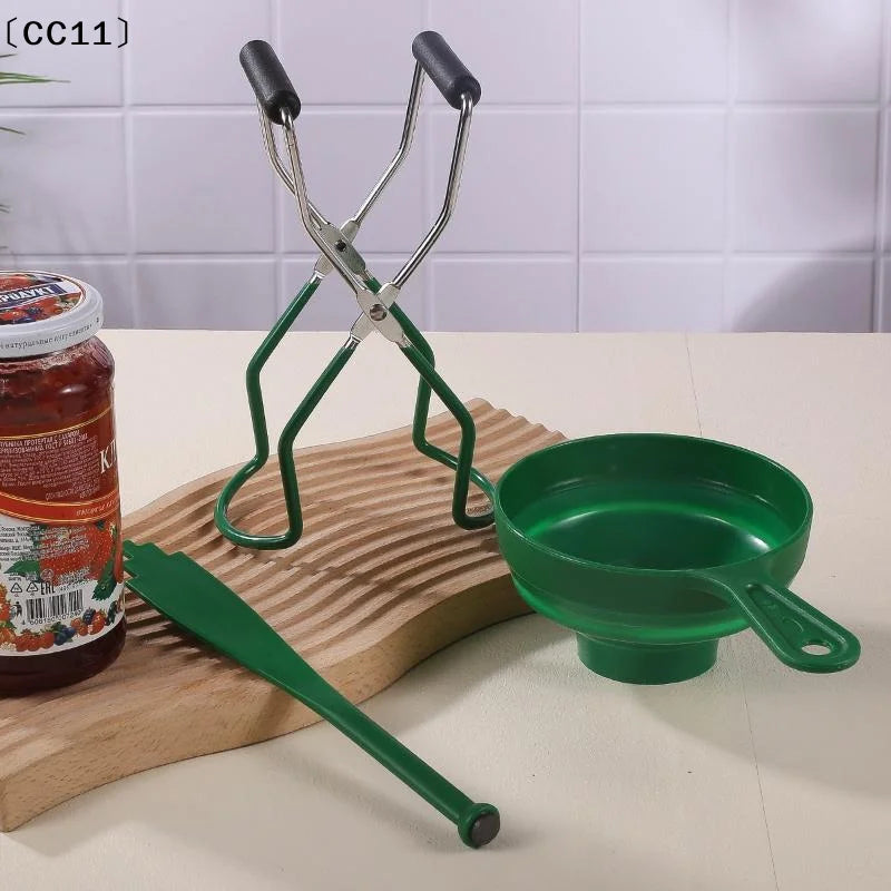 Canning Tool Anti Scald Jar Lifter Food Grade Funnel Home Kitchen Jam Qme