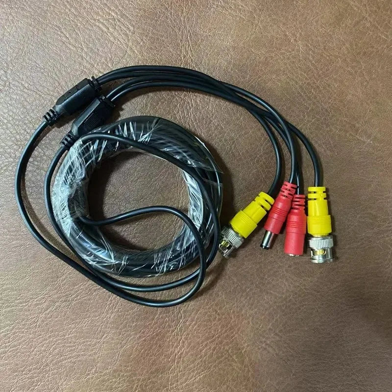1PCS BNC+DC Extension Cable 4.0mm Diameter Camera Cable AHD Coaxial HD Surveillance Video Power Integrated Ready-to-Use Cable Qme