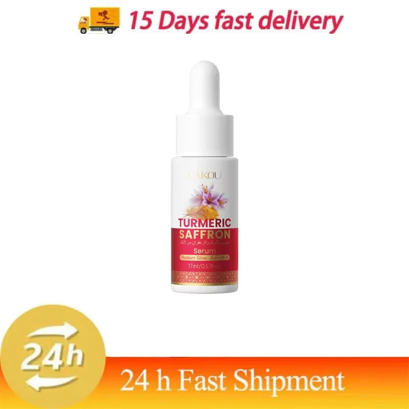 Turmeric Freckle Removing Whitening Essence Fade Pigmentation Melasma Dark Spots Corrector Repair Serum Korean Skin Care Qme 1pc