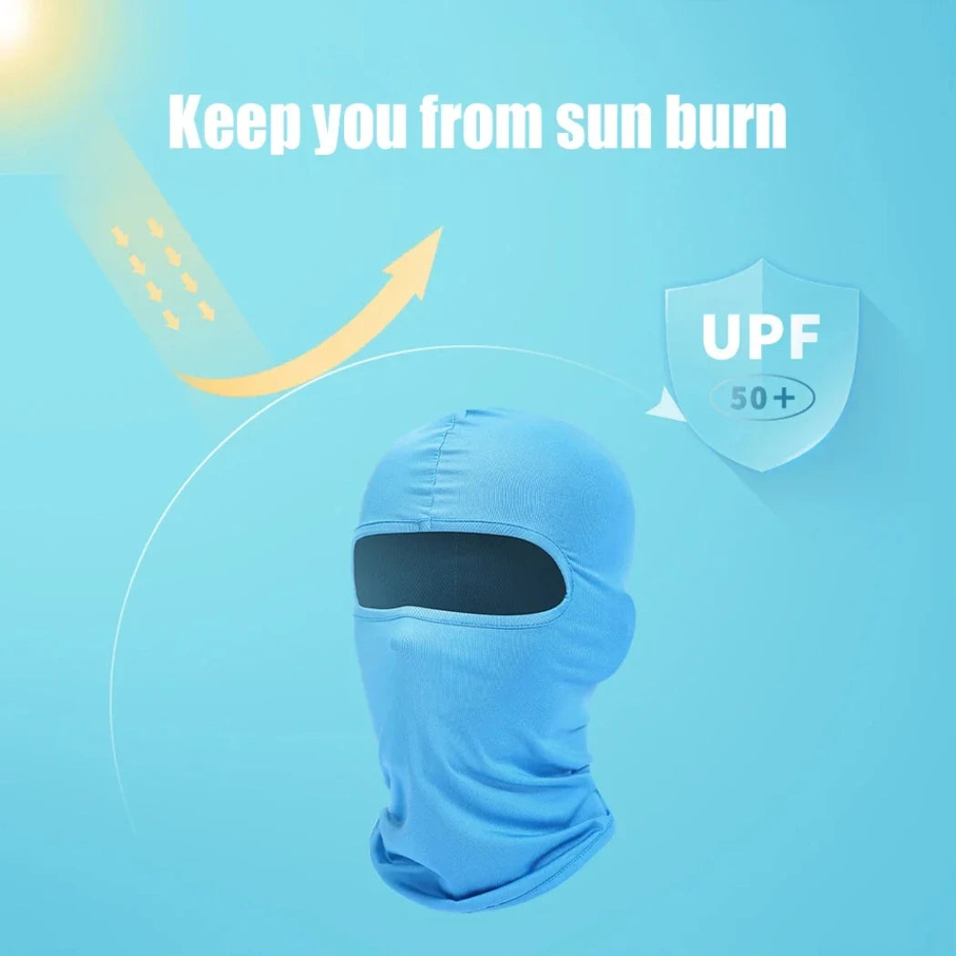 Balaclava Full Face Mask Hiking Cycling Camping Hunting Airsoft Cap Bike Head Cover Summer Men Women Ski Mask Hiking Scarves Qme