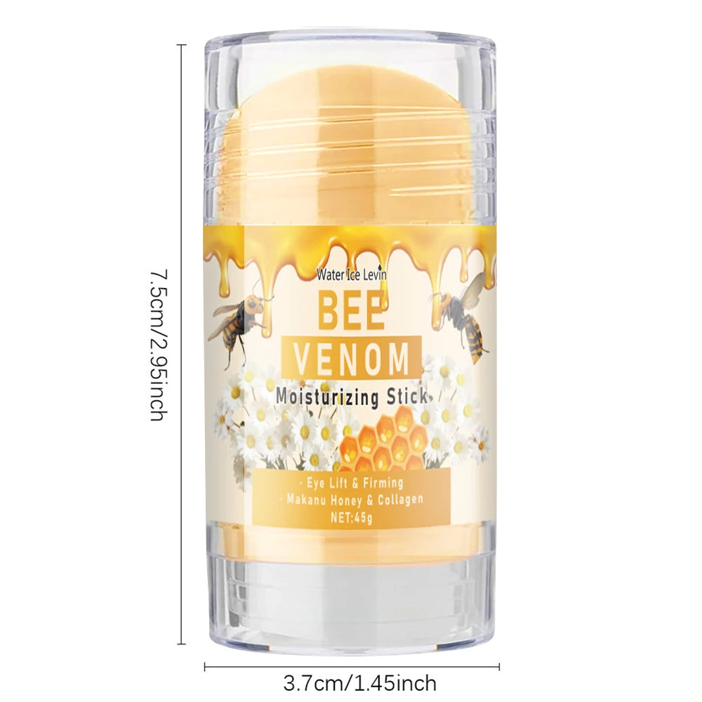 Bee Venom Eye Cream Stick Hydrates and Moisturizes the Skin Around the Eyes, Protects and Nourishes, Making the Light Beige Color More Soft Qme
