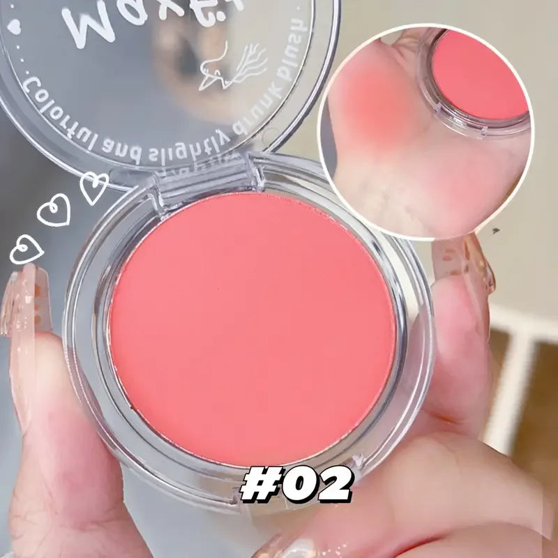 Anti Sweat Matte Powder Blusher Natural Durable Waterproof Makeup Qme 02