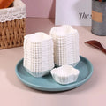 1000Pcs Square Cupcake Liners Muffin Baking Cups Pan Liners Paper Oven Microwave Safe For Wedding Birthday Party Supplies Qme White