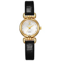 Women's Watch Roman Needle Scale Watch Women's Design Fashion Round Watch Quartz Retro Quartz Watch Qme black