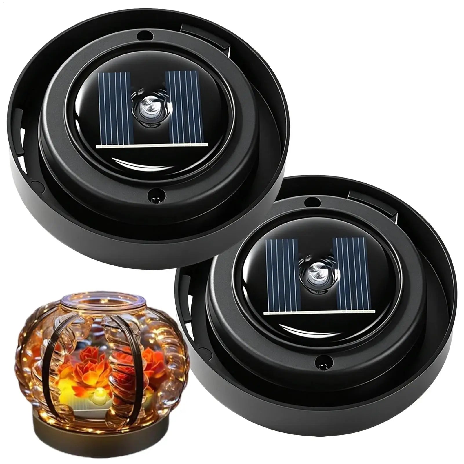 Solar Replacement Lights Lanterns 2 Garden Lighting Parts Yard Qme