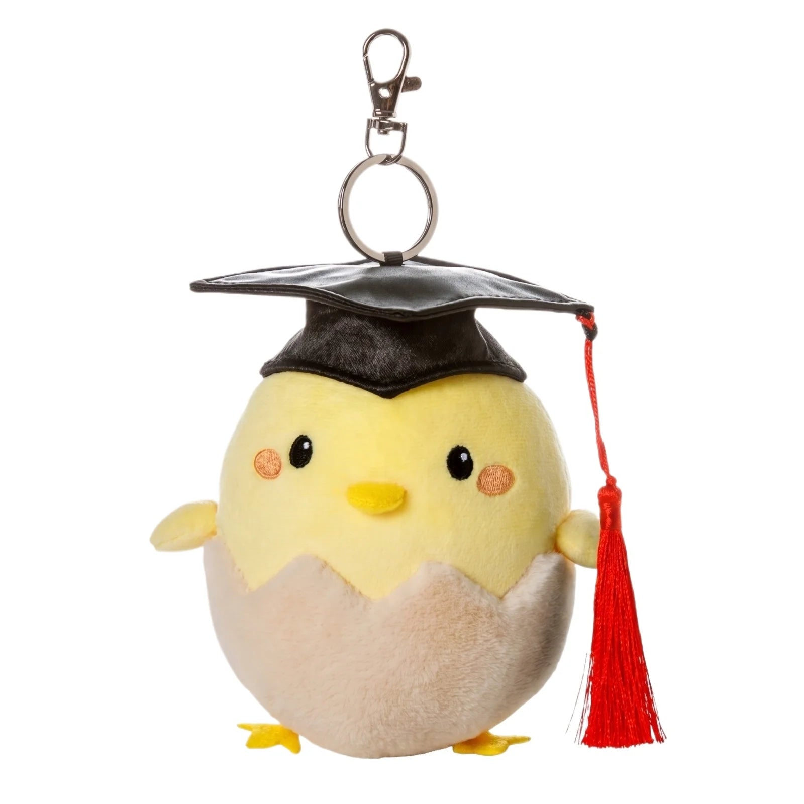 Graduation Simuated Egg Plush Toy Graduation Theme Keychain Bag Charm Accessory Graduation Evening Decor Souvenirs Gifts Qme A One Size