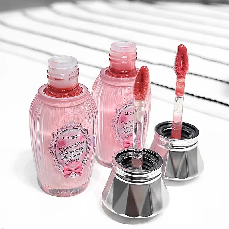 Vase Shape Water Light Lip Glaze Mirror Lipstick Gloss Hydrating Qme