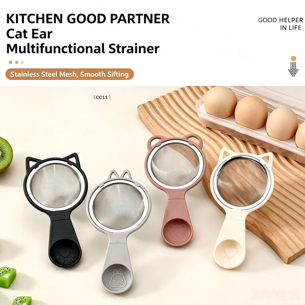 Fine Mesh Strainer Handle Nylon Ultra Handheld Kitchen Sieve Small Qme