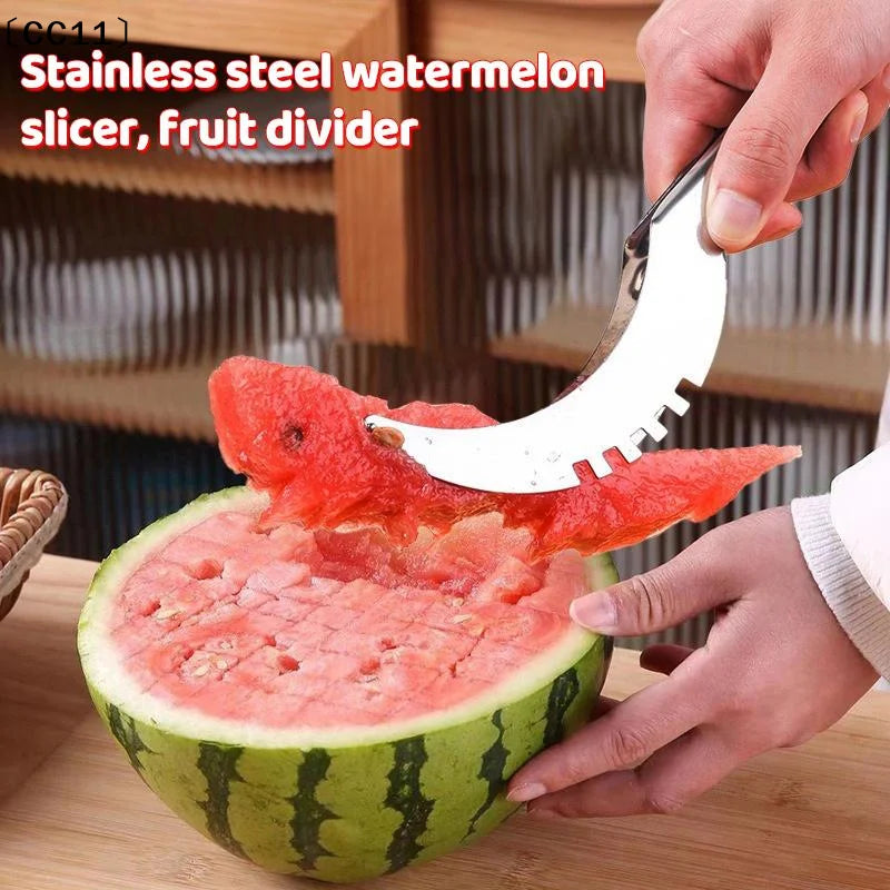 Stainless Steel Windmill Watermelon Cutter Artifact Salad Fruit Qme