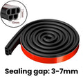 10/6/5M Security Door Sealing Strip Acoustic Foam Wind Proof Sliding Window Sealing Strip Door Frame Gap Acoustic Filler Strip Qme Double-layer 5m
