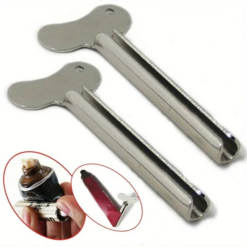 1pc Metal Toothpaste Dispenser - Easy to Use and Saves Time Qme