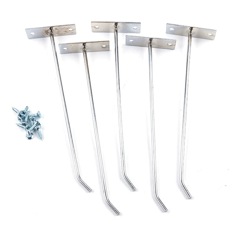 Lot Hole Board Hook Steel Oblique Hanger Hardware Tool Hammer Pliers Qme 20cm