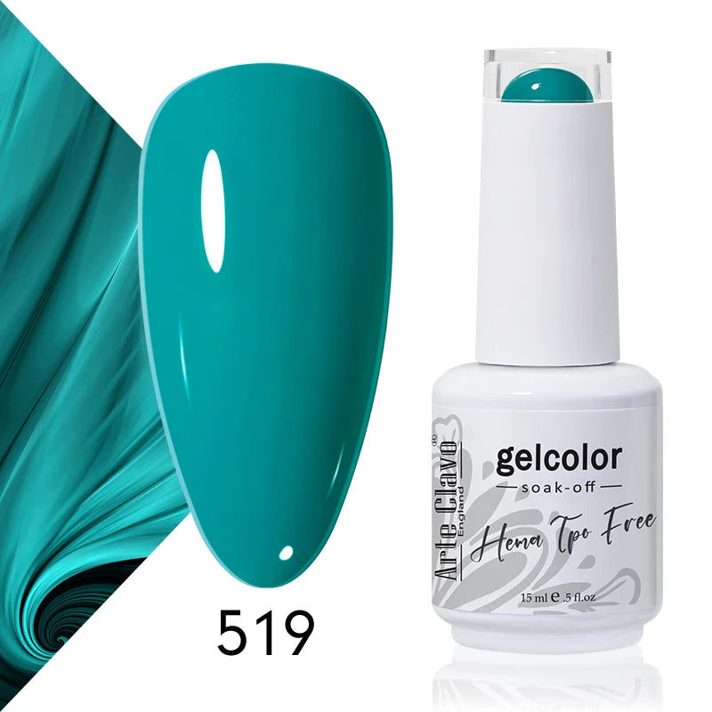 Arte Clavo Colourful Gel Nail Polish Art Varnishes Macaron Semi