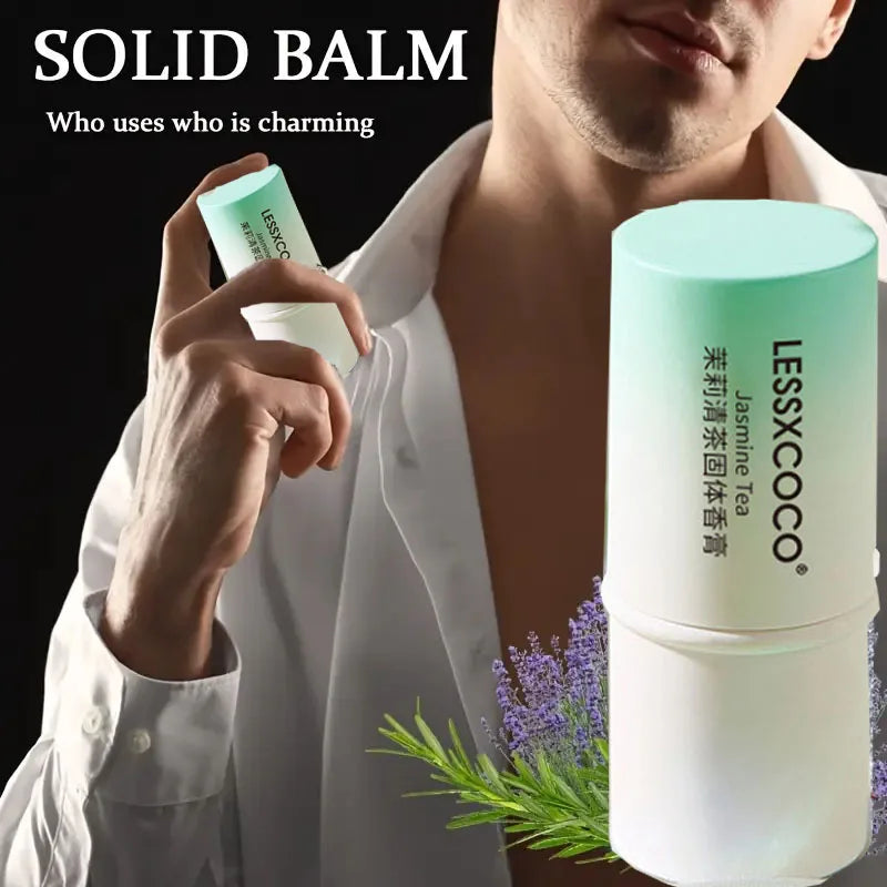 Solid Perfume Portable Balm Long-lasting Fragrances Fresh Elegant Qme