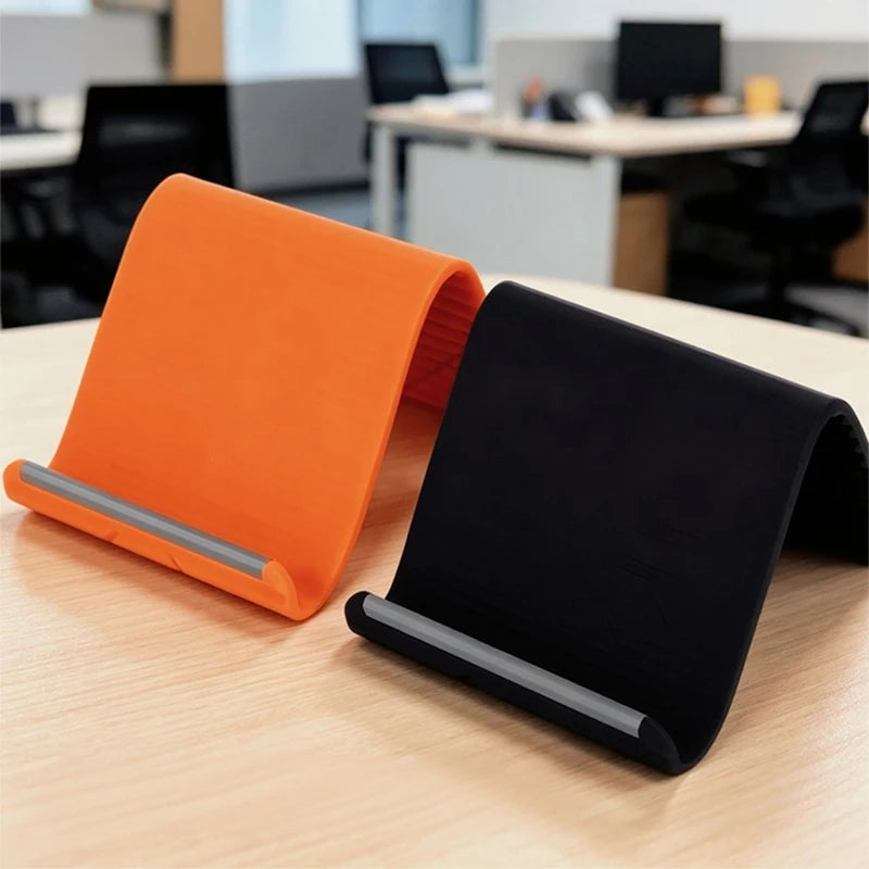 Creative Flexible Foldable Silicone Phone Stand Tablets Laptops Desks Qme