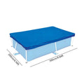 Rectangular Swimming Pool Protection Cover Weatherproof Dustproof Waterproof Swimming Pool Insulation Film for Home Pood Outdoor Qme L