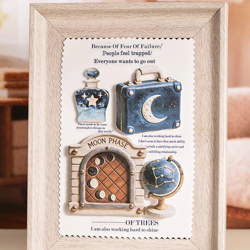 Vintage Home Decor Sticker Pack, Perfect for Collage, Scene Making, Guka Decoration Gift Wrapping, Healing Stationery Essential Qme