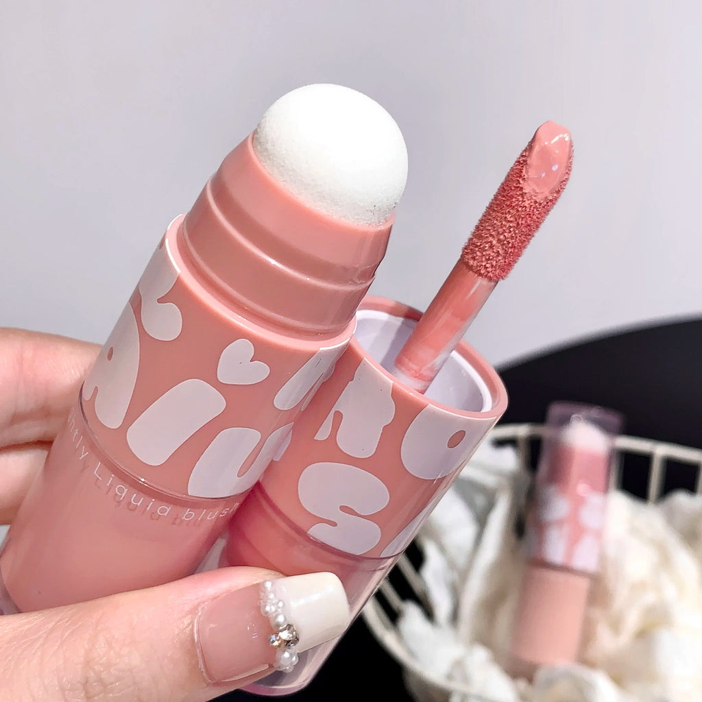 SHAQINUO Double-ended Liquid Blush Dizzy Dye Brush Natural Qme