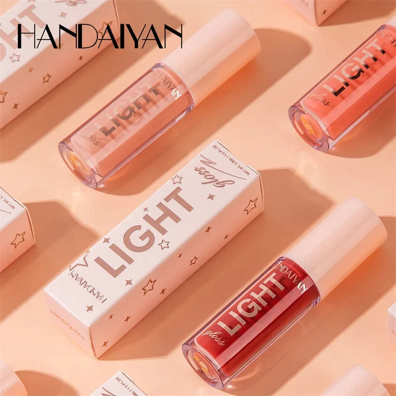 12 Colors Mirror Pearl Lip Gloss Long-lasting Moisturizing Shine Glitter Lip Glaze Waterproof Glass Liquid Lipstick Women Makeup Qme