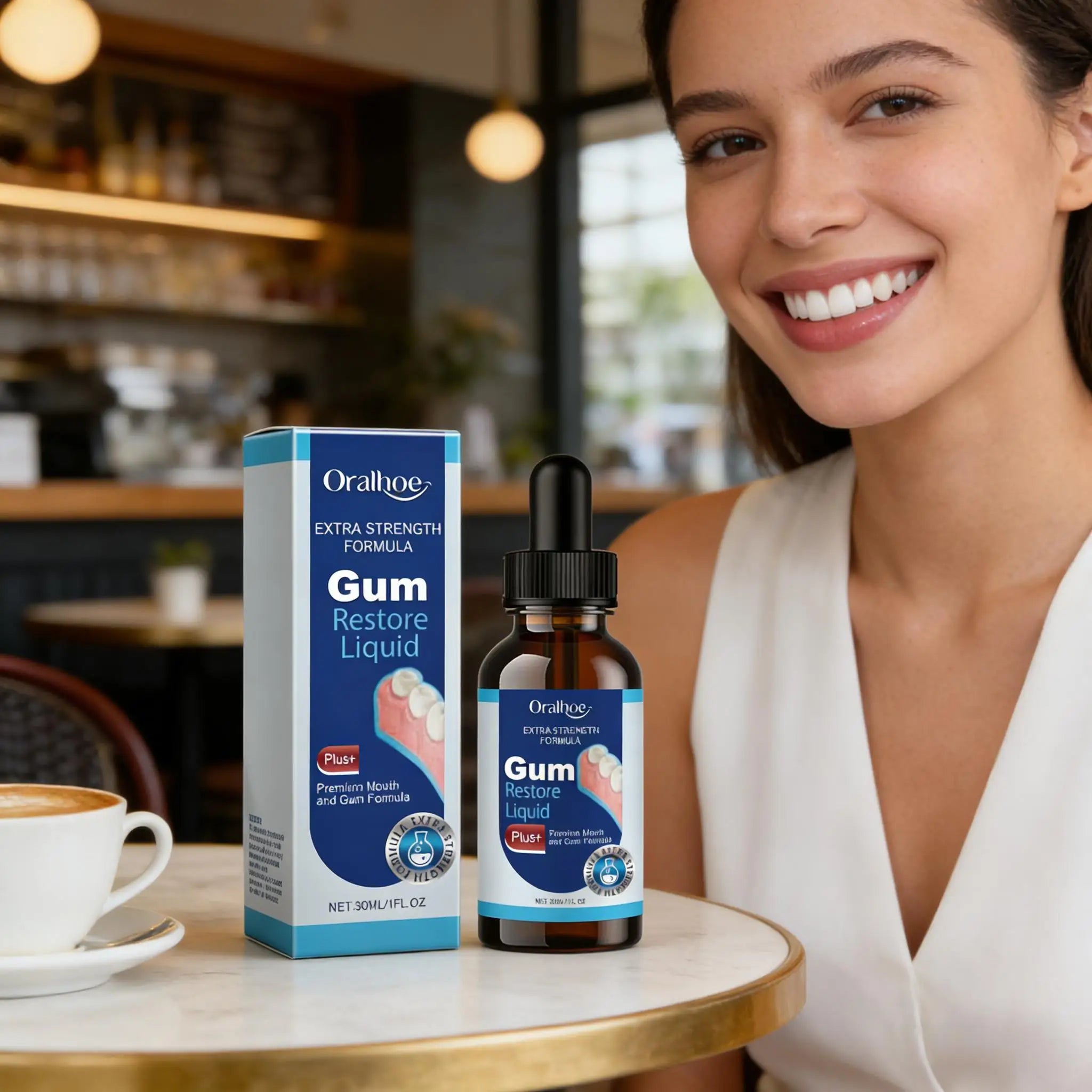 Gum Repair Serum Relieve Gingival Swelling Improve Tooth Sensitivity Removal Odor Reduce Yellow Stain Whiten Mouth Care Liquid Qme