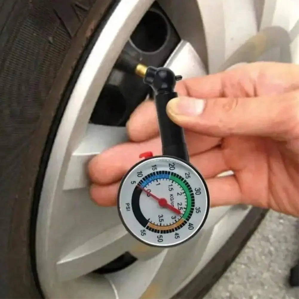 Car Tire Pressure Gauge Tyre Deflation Pointer Auto Tire Inflation Pressure Gauge Measurement High Precision Meter Detector Qme