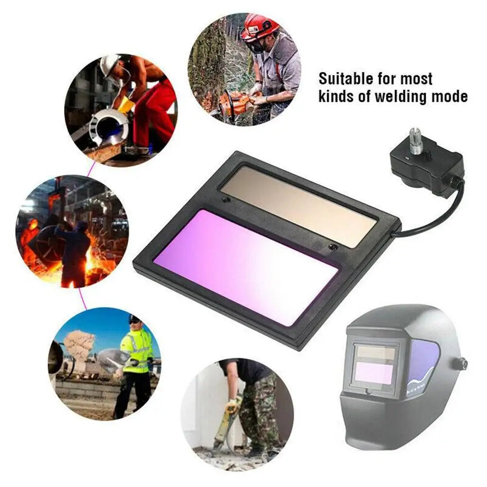 Automatic dimming mask Welding/welding Helmet Welder Welding Lens Eyes For Welding Machine Welding Tools Eyes ProtectorCar Solar Qme