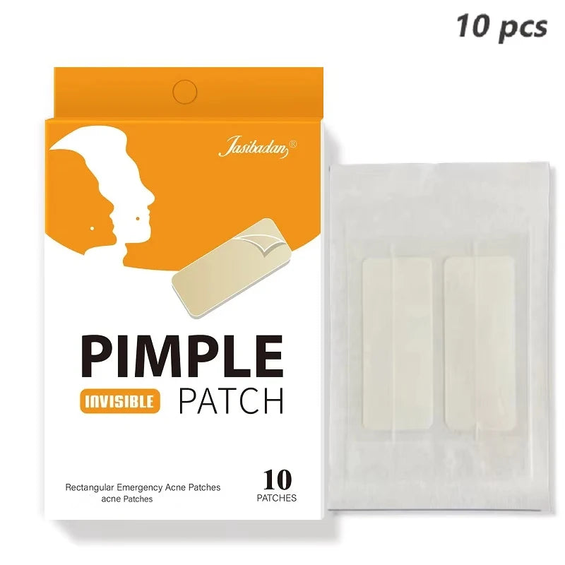 Round / Long Strip Hydrocolloid Waterproof Anti Acne Patches Face Skin Care Pimples Patches Acne Blackhead Remover Patches Qme 10 pcs China Mainland