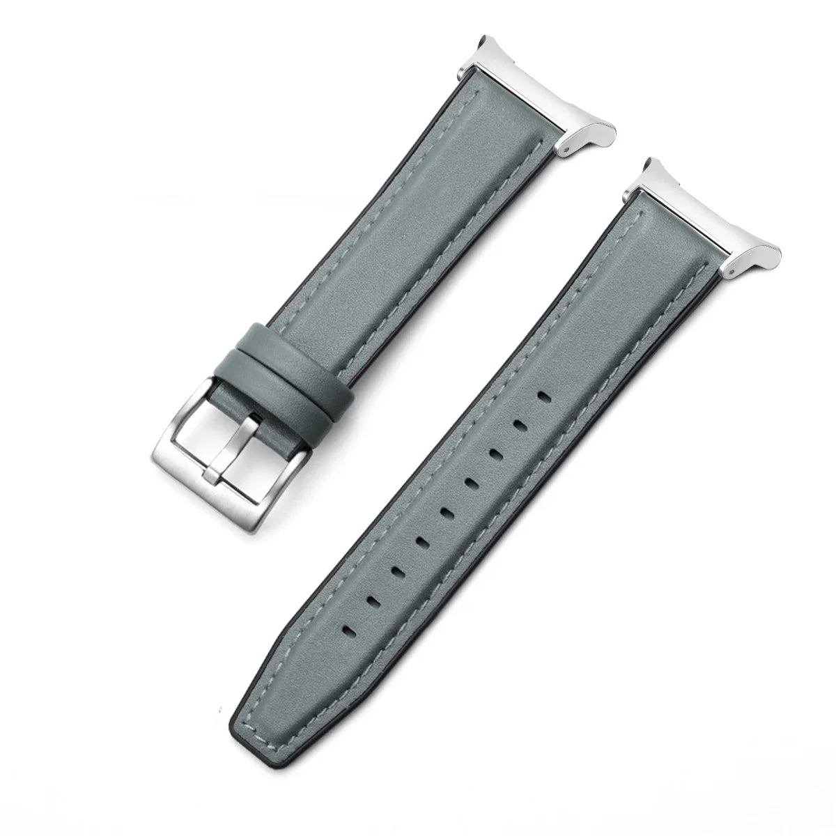 Leather Silicone Hybrid Strap Samsung Galaxy Watch 7 Ultra Smartwatch