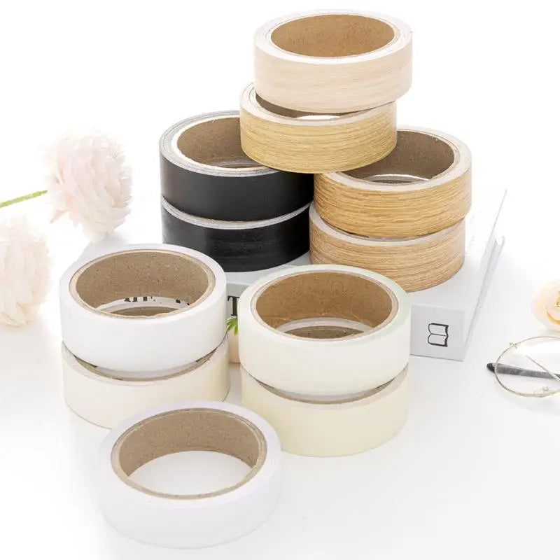 1PC 10mx2cm Preglued Edging PVC Edge Banding For Wood Kitchen Wardrobe Furniture Table Desk Board Edgeband Edger Glossy. Qme