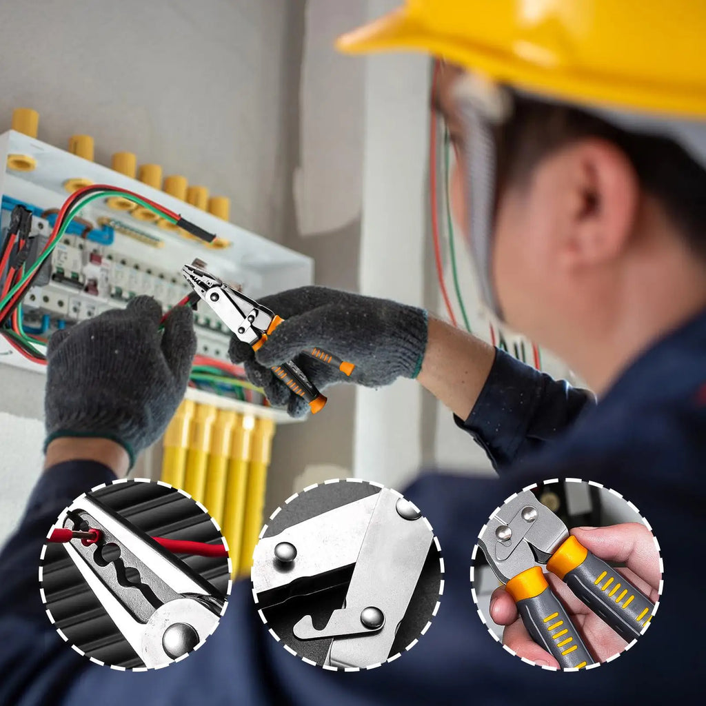 Electric Wire Stripper 2-in-1 Shears Tool Cutting Nipper Electrical Qme China Mainland