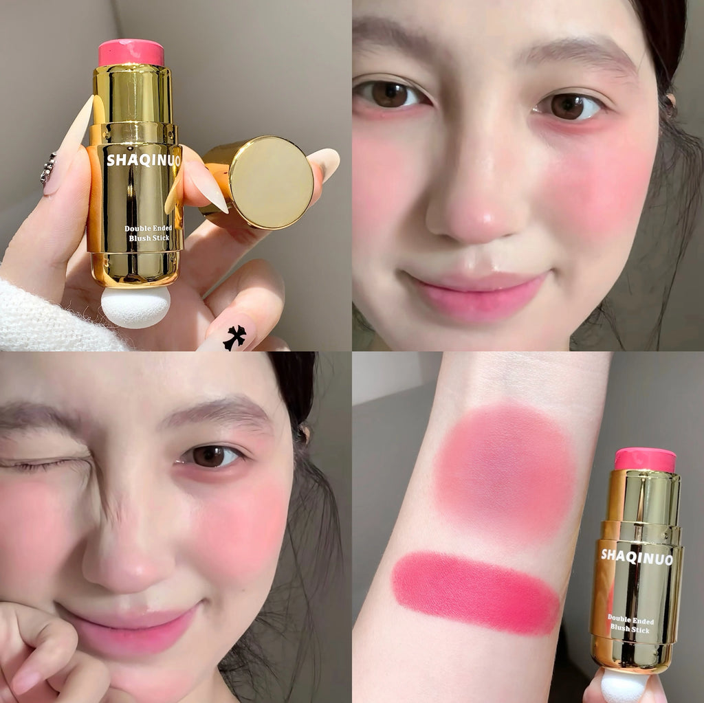 SHAQINUO Velvet Matte Smooth Blush Stick Long-lasting Brown Tone Qme S9125-03