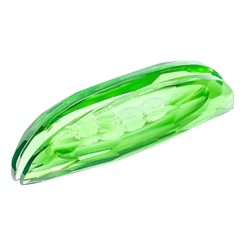 Home Display Crystal Vegetable Figurine Shelf Placement Desk Use Qme A CN