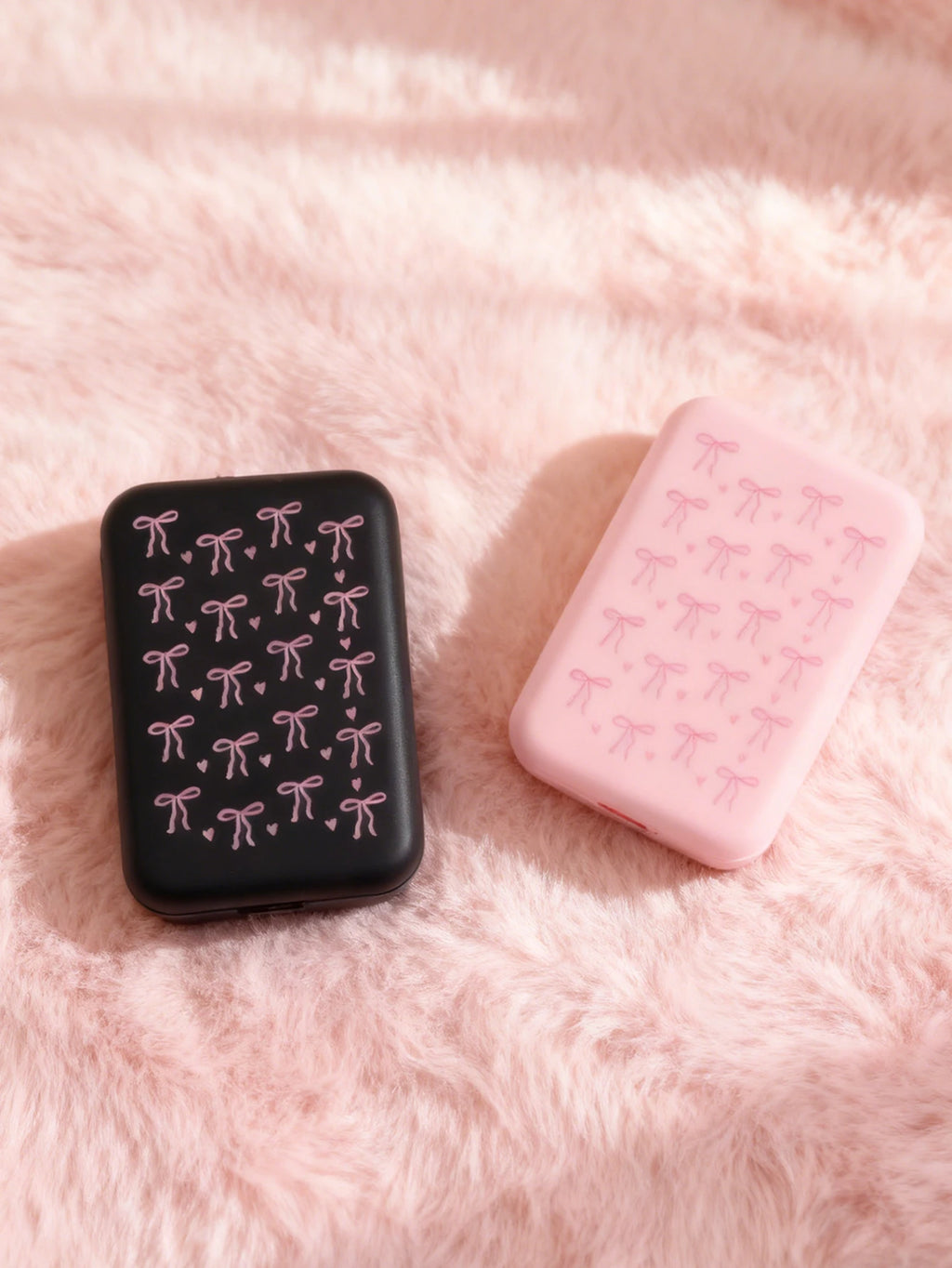 1 Black Pink Bow TPU Charging Protective Case Compatible Apple's Qme
