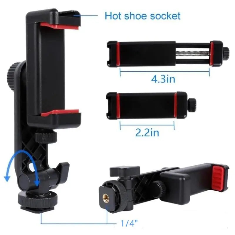 Camera Shoe Cold Adapter Strength Phone Tripod Mount Live Streaming Qme