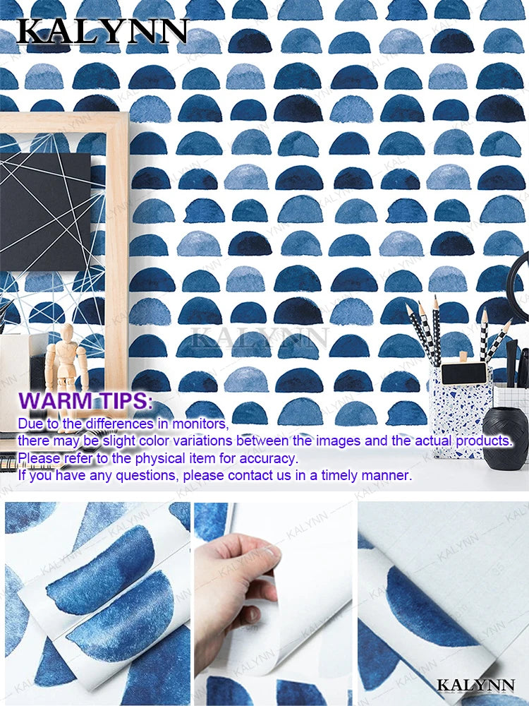 Geometric Aelf-wdhesive Wallpaper Peel Stick Wall Stickers Vinyl Qme