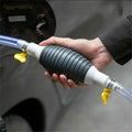 Auto Truck Manual Siphon Transfer Pump 1 5m Hose Easy Oil Fuel Trucks Qme Yellow