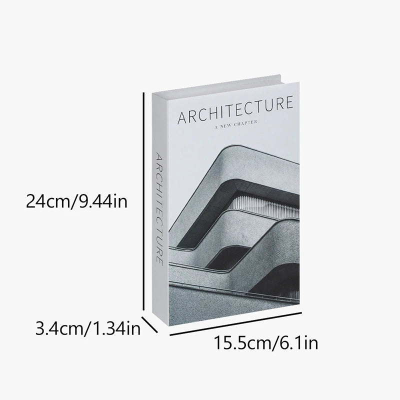 Luxury Fake Books Decoration Fashion Creative Simulation Book Desktop Qme
