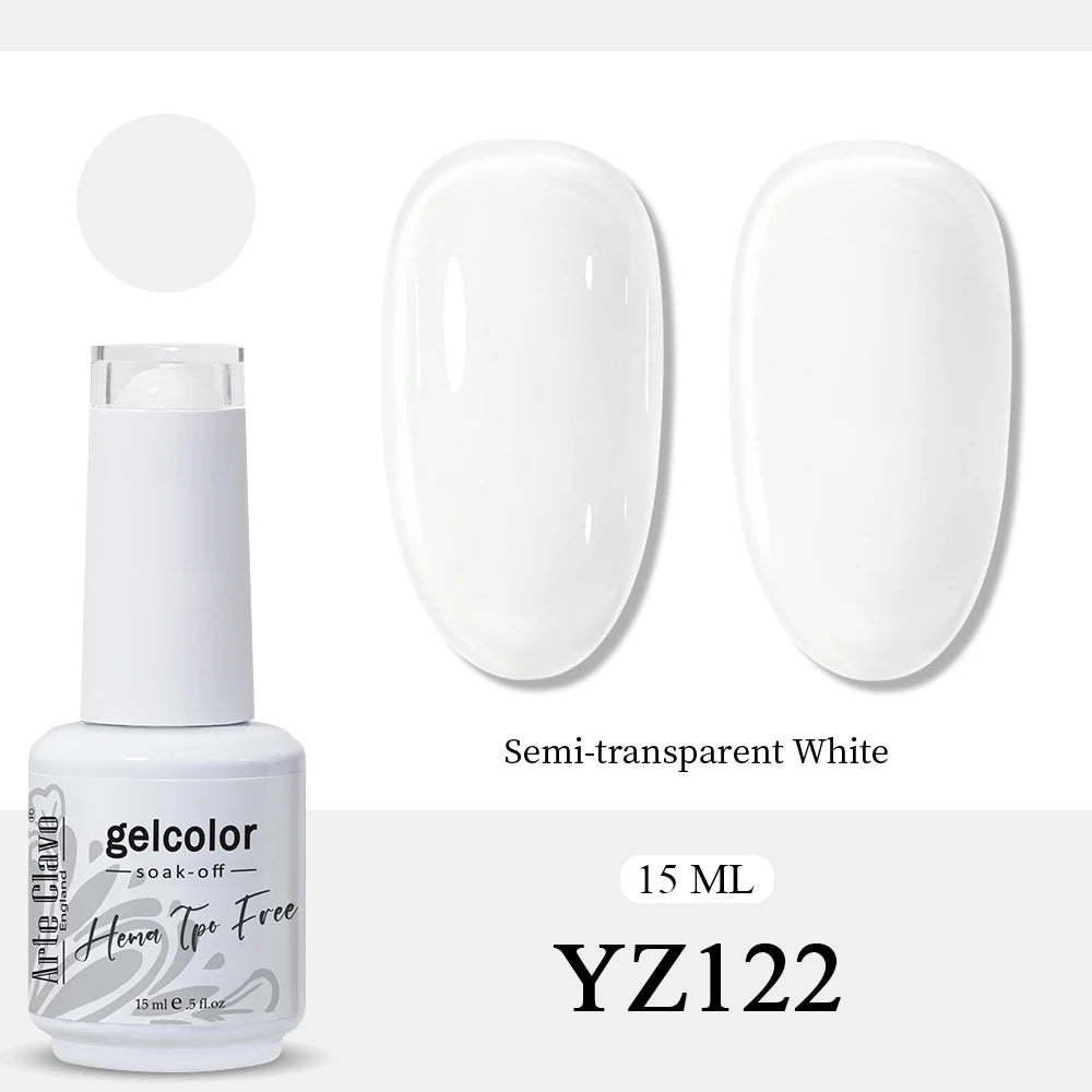 Arte Clavo Blossoming Gel Polish Nail Art Transparent Watercolor