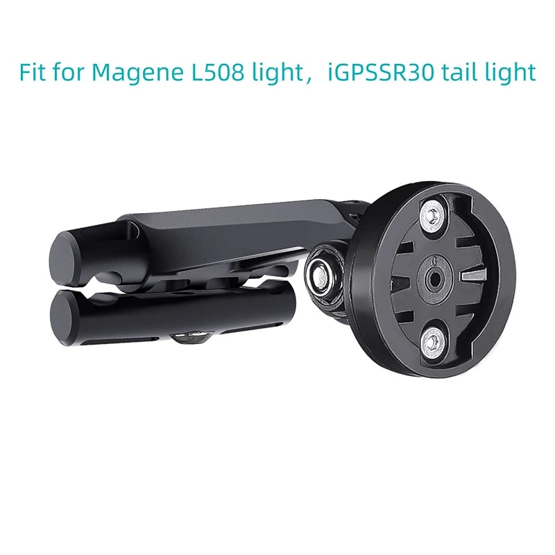 Bicycle Rail Rear Light Bracket Radar Sports Camera Seat-post Mount Qme