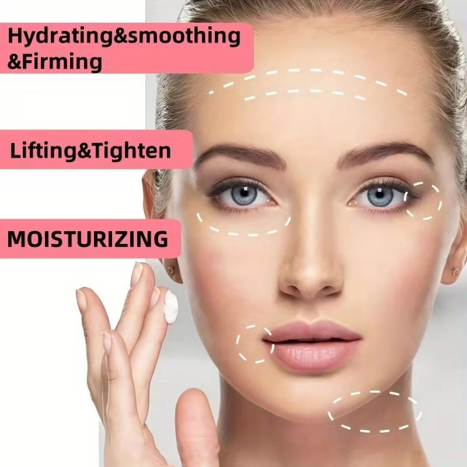 Vitamin C+E Anti-Wrinkle Skincare Cream with Retinol & Hyaluronic Acid for Moisturizing, Protecting & Smoothing Skin. Qme