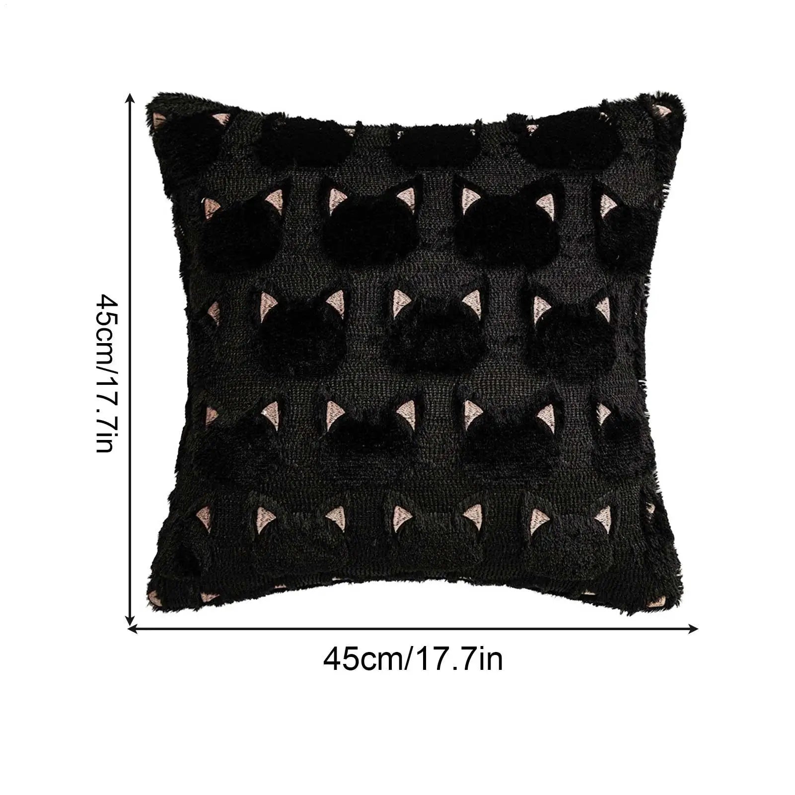 Halloween Pillow Covers Decorations Throw Decorative Pillowcase Couch Qme