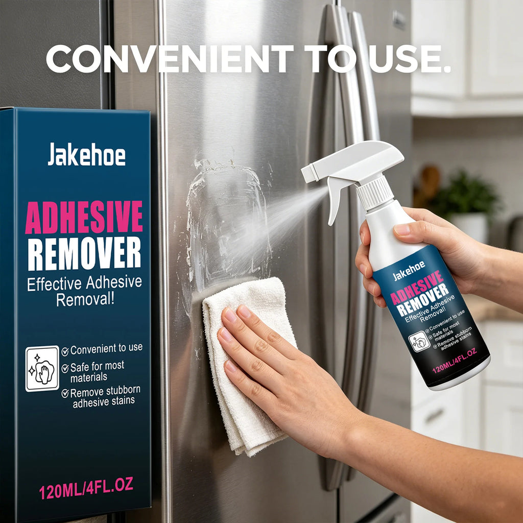Adhesive Remover Spray Removing Tape Label Residue Fast-Acting Formula Non-toxic Convenient Daily Sticker & Glue Residue Cleaner Qme