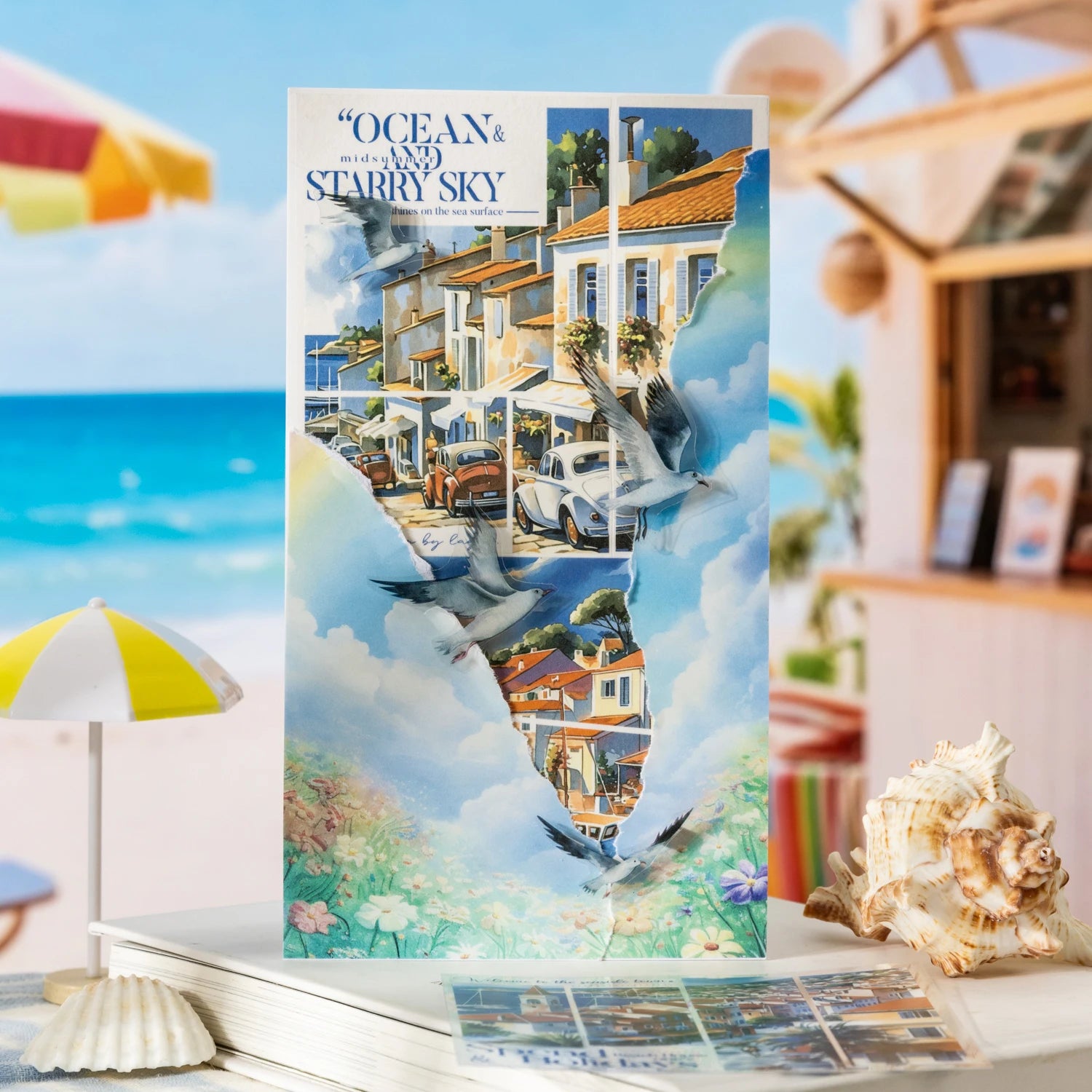 Beautiful scenery 24/120 sheets Aesthetic Stationery Decorative Sticker Book DIY Journal Stickers Kids Gift Scrapbook supplies Qme