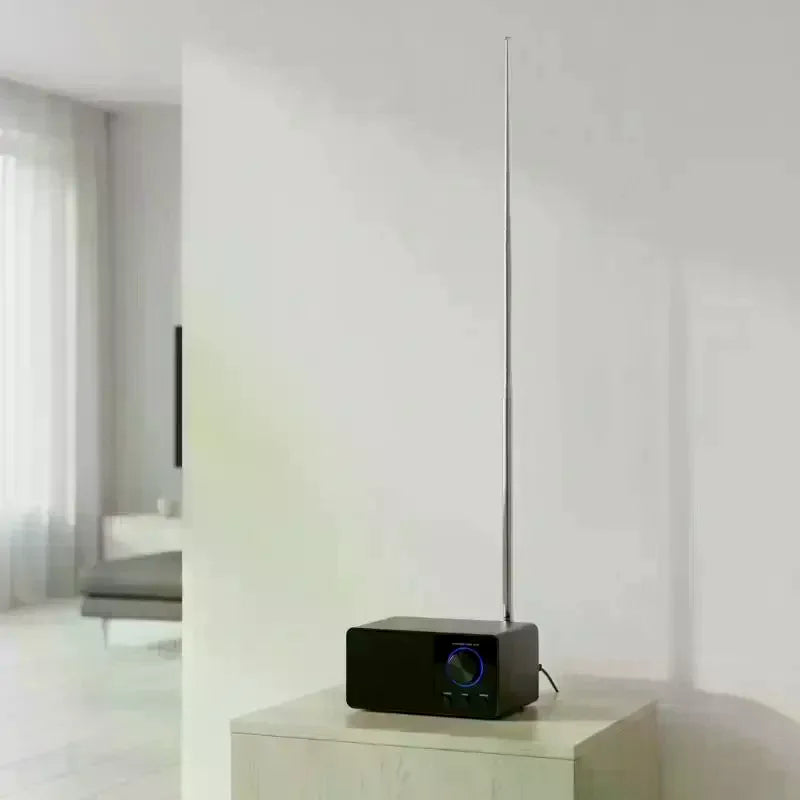 FM AM Radio Antenna 10 Section Adjustable Telescopic Design Strong Qme