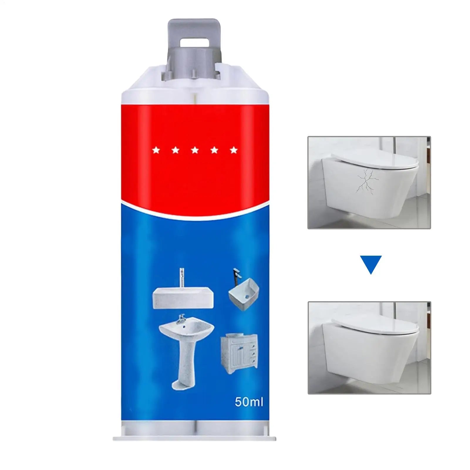 Ceramic Tile Hole Filler Porcelain Repair Filler Paste Grout Sealing Crack Filler Tile Repair Paste Strong Adhesion for Tile Qme