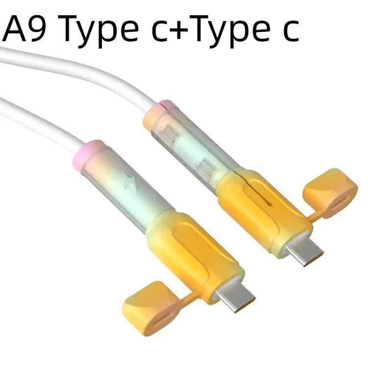 Charger Cable Protector Soft Silicone Cover C Cord Saver Practical Qme A9